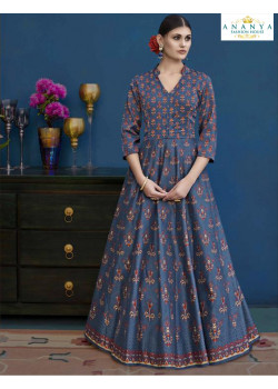 Charming Multicolor Silk Salwar kameez