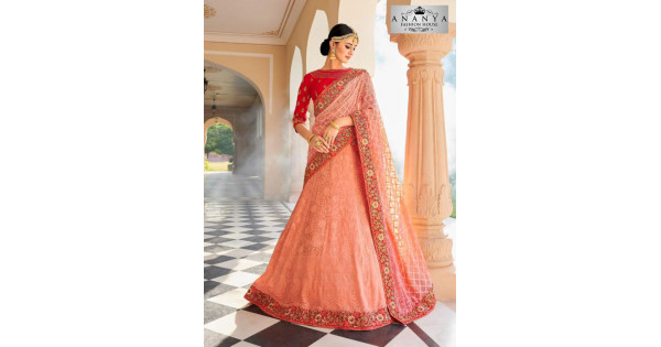 Shop Off White Lakhnavi Three Tiered Lehenga Set Festive Wear Online at  Best Price | Cbazaar