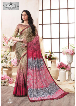 Incredible Multicolor Kanjeevaram Silk Saree with Multicolor Blouse