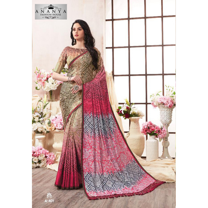 Incredible Multicolor Kanjeevaram Silk Saree with Multicolor Blouse