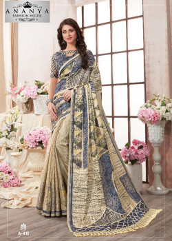 Melodic Multicolor Kanjeevaram Silk Saree with Multicolor Blouse