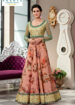 Classic Light Pink color Silk Designer Lehenga