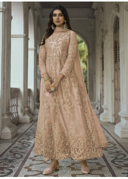 Beige Butterfly Net Embroidered Wedding Suit AF2304778