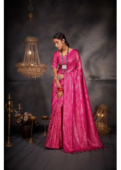 Pink Art Silk Zari Kanjivaram Sarees AF230643