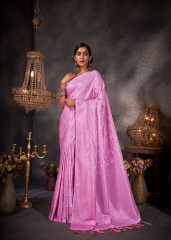 Pink Art Silk Zari Kanjivaram Sarees AF230662
