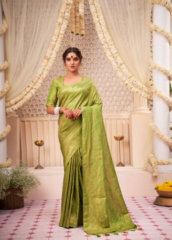Green Art Silk Zari Kanjivaram Sarees AF230666