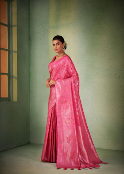 Pink Art Silk Zari Kanjivaram Sarees AF230681