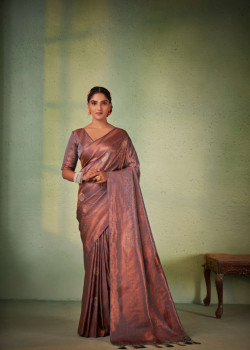 Gray Art Silk Zari Kanjivaram Sarees AF230686