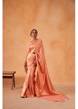 Orange Art Silk Zari Kanjivaram Sarees AF230696