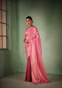 Dark Pink Art Silk Zari Kanjivaram Sarees AF230704